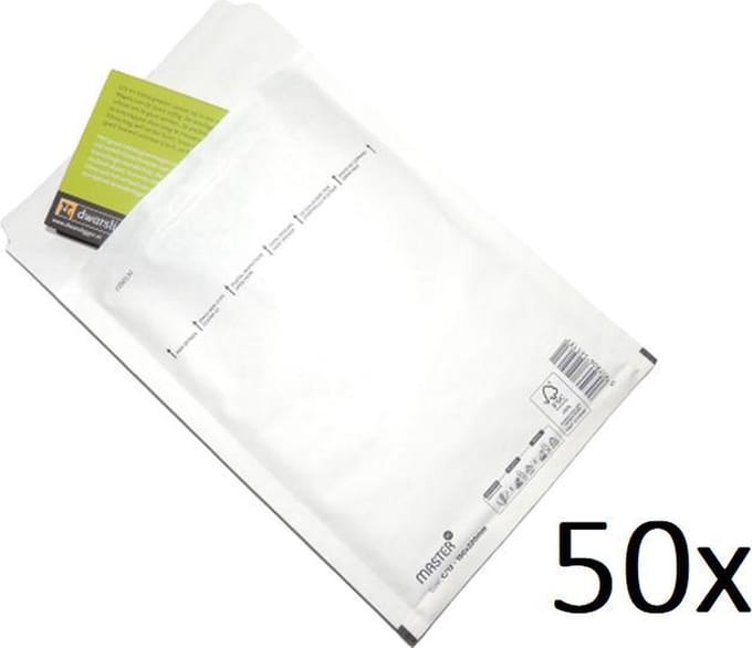 Master'in Bubbel Enveloppen  (A5) - Luchtkussen Enveloppen  150x220 (13/C) - 50 stuks