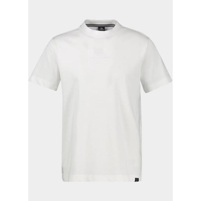 LERROS T-shirt van katoen met print , Maat: M , Kleur: BROKEN WHITE , 100% katoen
