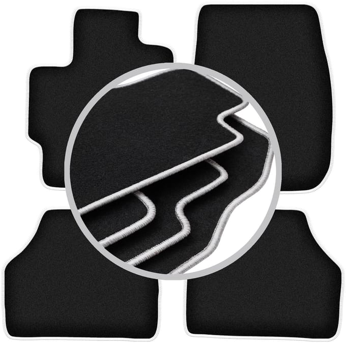 CARLUX-SILVER automatten voor: Mazda Premacy I minivan (1999-2005)