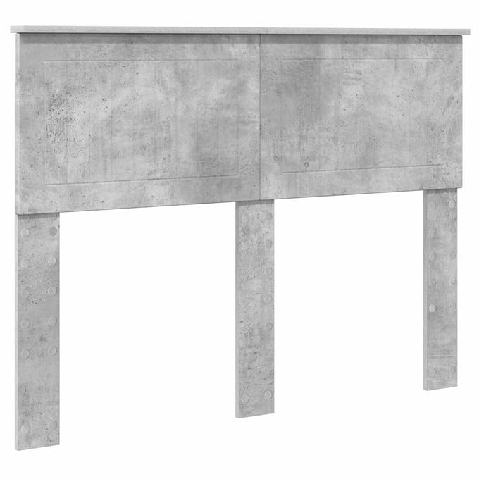 vidaXL Hoofdbord Beton Grijs Bewerkt hout