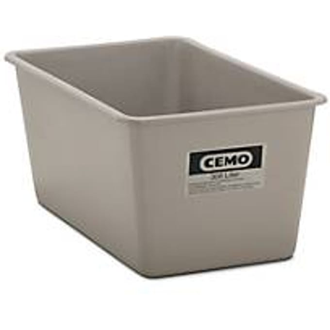 Rechthoekige container Standaard, GFK, 300 l, grijs