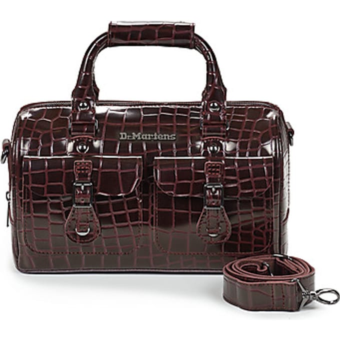 Schoudertas Dr. Martens TOP HANDLE BAG OXBLOOD HIGH SHINE CROC EMBOSS