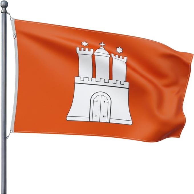 Trasal - vlag Hamburg – 150x90cm