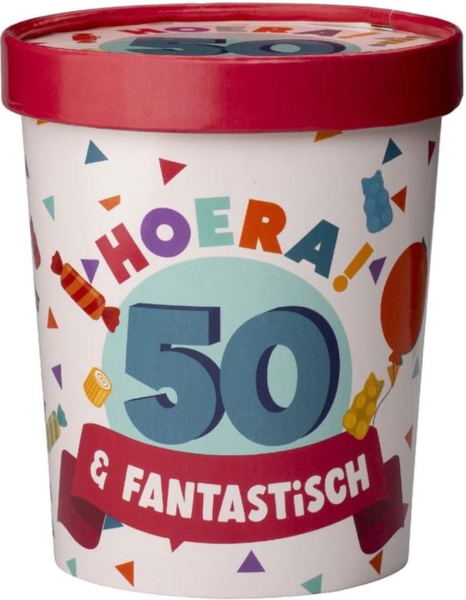 Candy bucket - 50 jaar