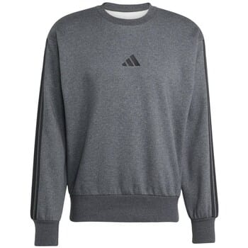 Adidas Essentials 3 Stripes Fleece Sweatshirt Grijs M Man