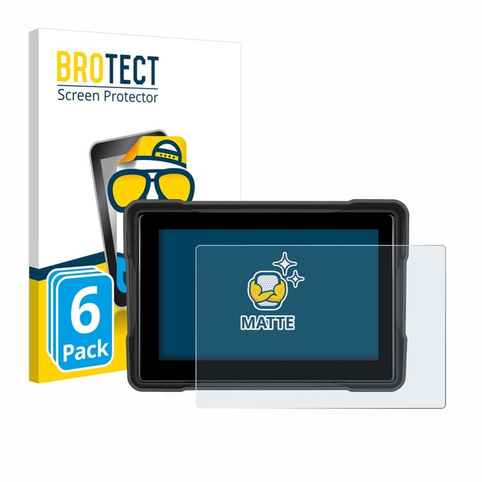 BROTECT - Screenprotector voor GOHHDL A4058-IP67 5" - Folie Beschermfolie matte 6 Stuks