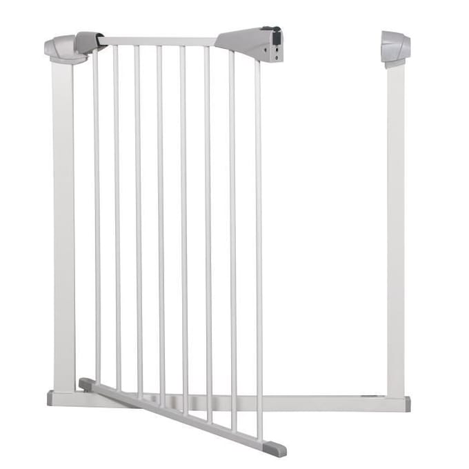 Springos Traphekje | Traphek | Veiligheidshekje | Metaal | Wit | 76 - 85 cm