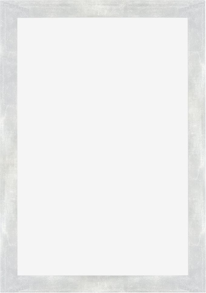 Fotolijst 32x45 cm - MDF - Zilver Glanzend Vintage - Marseille