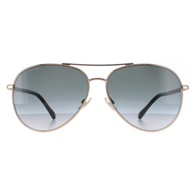 Jimmy Choo DEVAN/S RHL 9O goud zwart donkergrijs gradiÃ«nt zonnebril