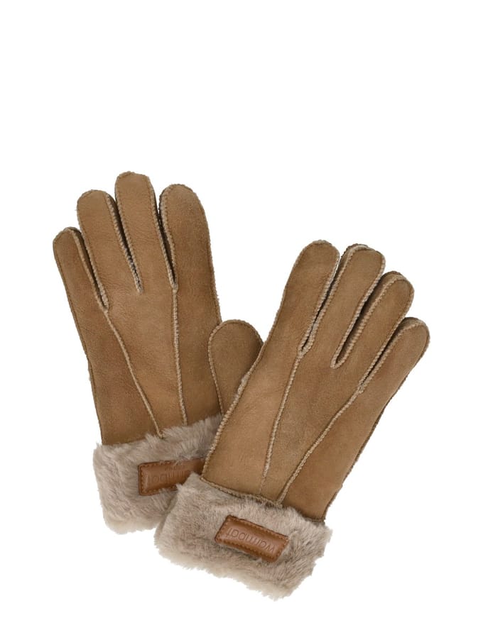 Warmbat - Glove Lammy Patchwork Taupe S