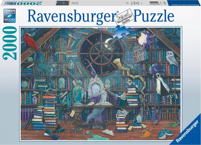 Puzzel 2000 stukjes merlin de tovenaar / zoe sadler Ravensburger