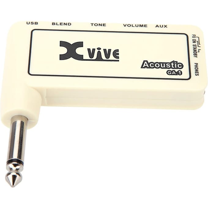 Mini amplificateur de casque pour guitare électrique rechargeable de haute qualité white