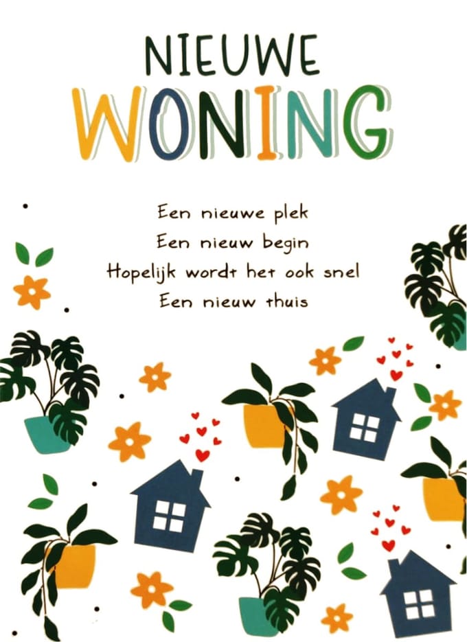 Kaart - Artige - Intense - Nieuwe woning - TE006-D