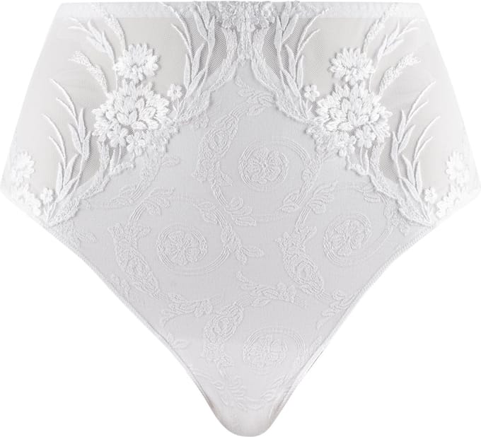 Louisa Bracq - Nympha Hoge Slip - maat 44 - Wit