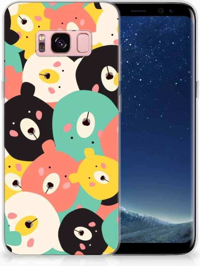 Samsung Galaxy S8 Telefoonhoesje met Naam Bears