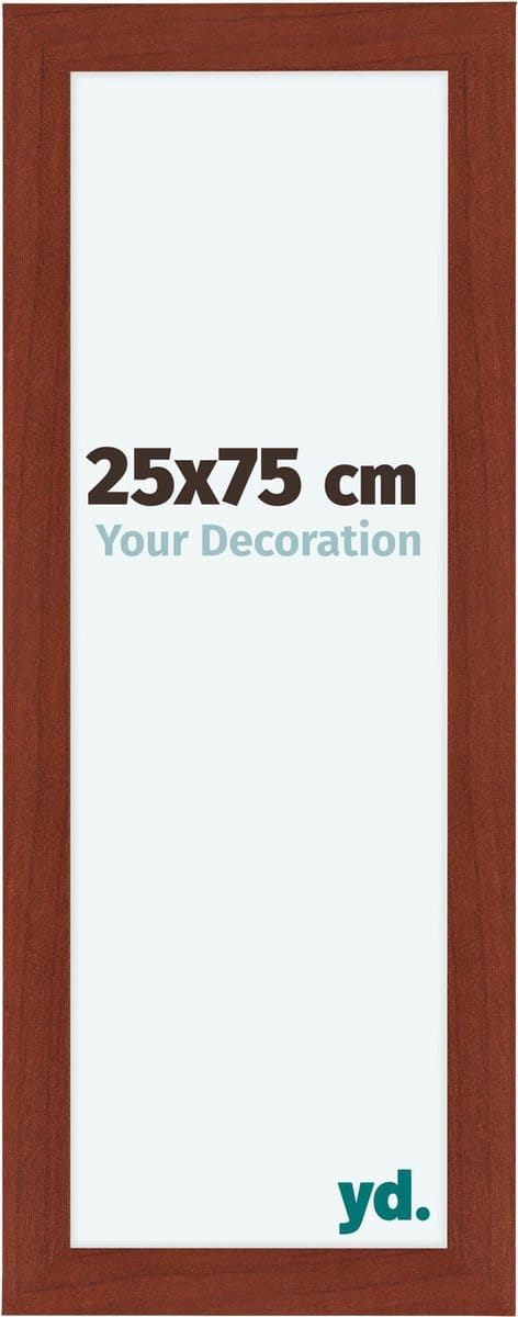 Your Decoration - Fotolijst 25x75 cm - MDF - Kersen - Como
