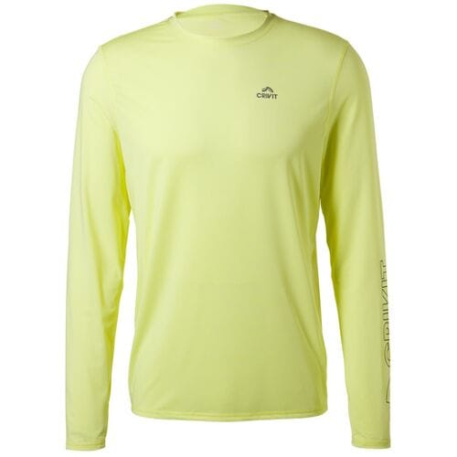 CRIVIT Heren sportshirt (Geel, S)