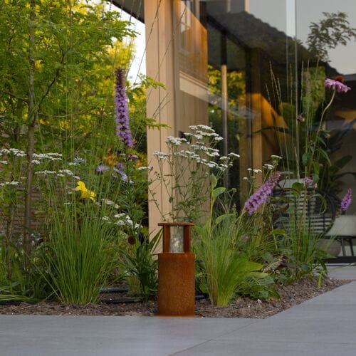 KS Verlichting Marina 30 Round Tuinlamp Corten