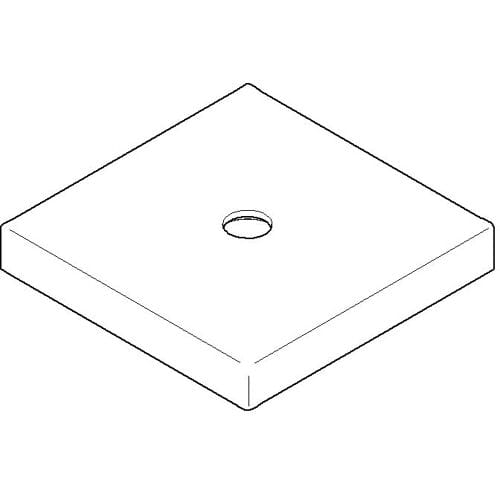 Dornbracht replacement rosette for MEM 092778033-00