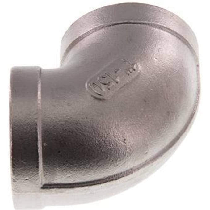 1'' NPT RVS L-Fitting 90graden 16 Bar