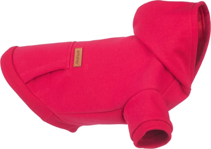 Amiplay Hoodie Texas rood 35x36x52cm