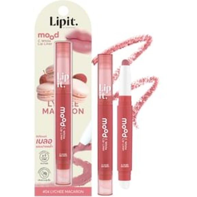 Lipit - Mood C White Lip Liner 04 Lychee Macaron