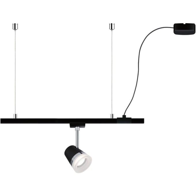 Paulmann 95418 95418 230V-railsysteemcomponenten Stroomaansluiting Zwart (mat)