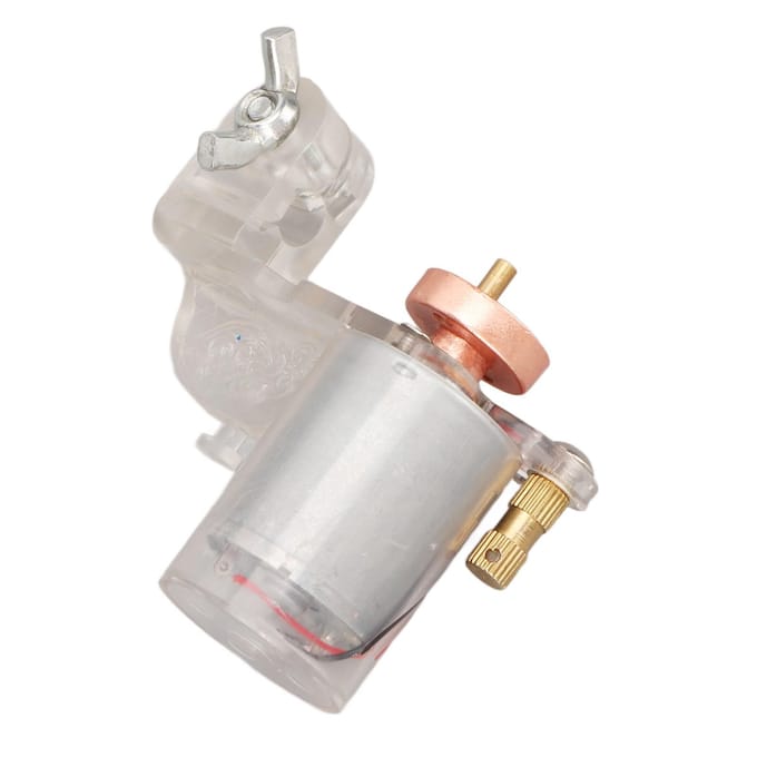 Rotary Tattoo Machine Transparant Verstelbaar Excentrisch Wiel Lager Tattoo Motor Pistool gray