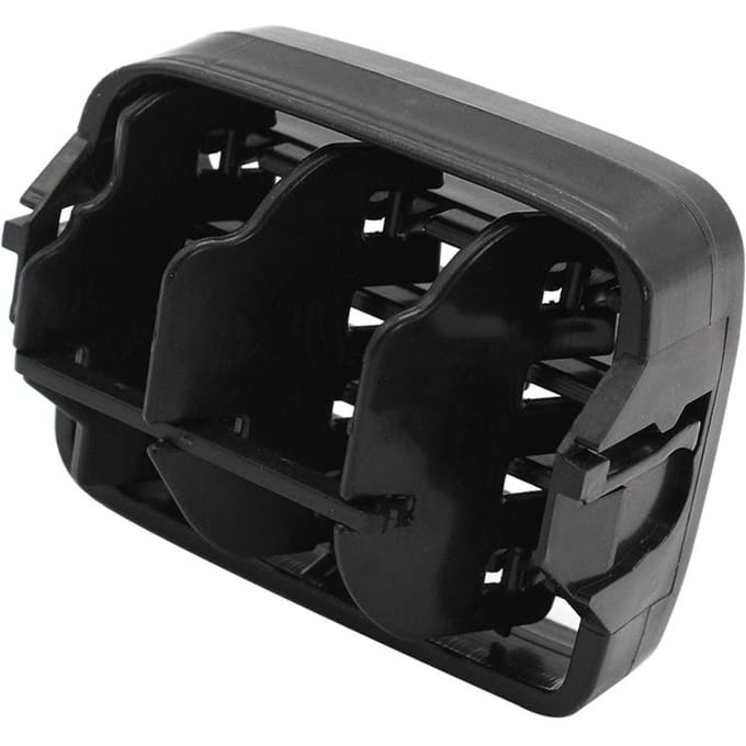 Cache de grille de panneau de ventilation de voiture, Grille de ventilation, Buse de ventilation, Grille adaptée pour Renault Clio 1998 2006 noir