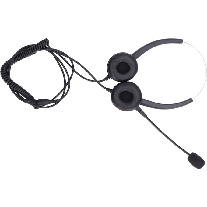 Callcenter Headset Verstelbare Bedrade Geluidsonderdrukkende Klantenservice Headset voor RJ9 Headset
