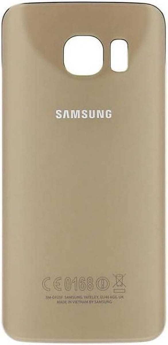 Samsung Galaxy S6 Edge Batterij Cover Goud  - originele kwaliteit