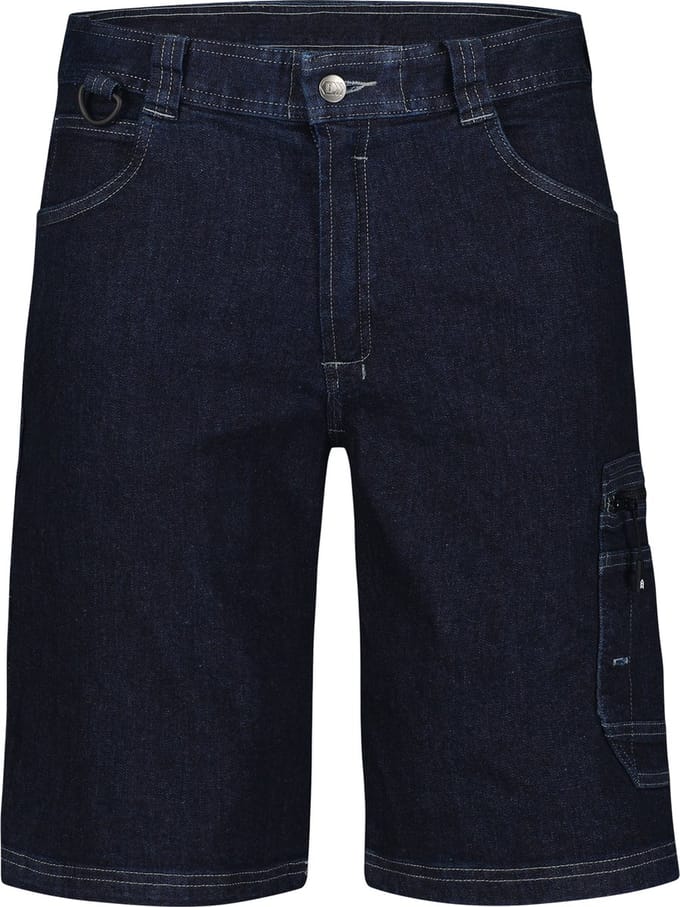 Jeanswerkshort met stretch