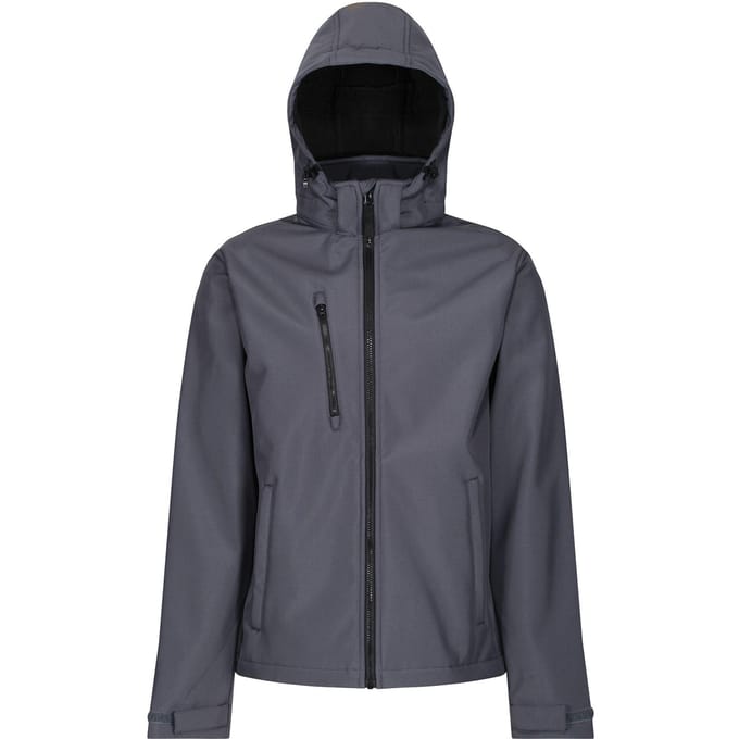 Regatta Heren Venturer 3-laags membraan Soft Shell Jas (Afdichting Grijs/Zwart)