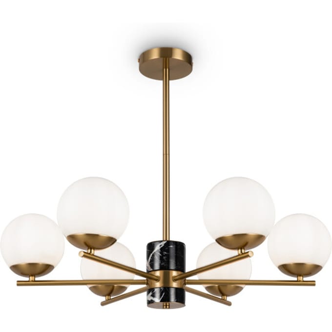 Maytoni - Hanglamp Marble - Messing - Ø67