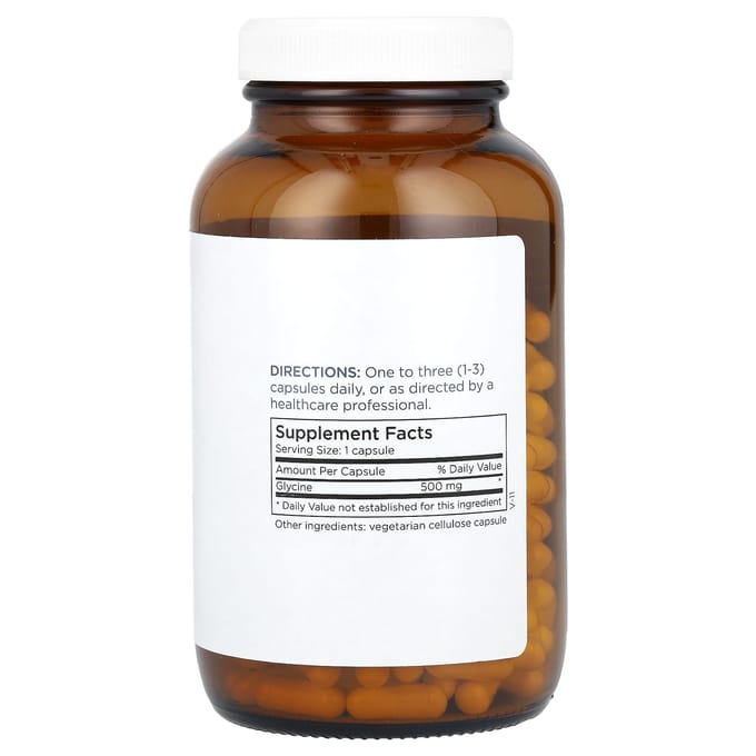 Glycine, 500 mg, 240 Capsules