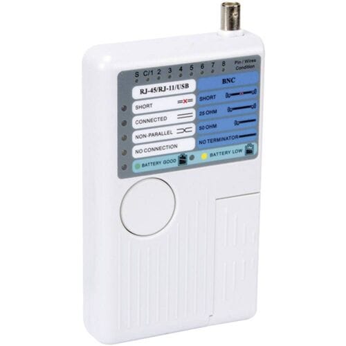 Velleman VTLAN7 VTLAN7 Kabelmeter Geschikt voor: USB-A, USB-B, BNC, RJ45, RJ12, RJ11, RJ10