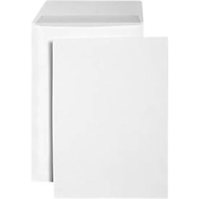 Verzendenveloppen, C4, zonder venster, wit, 250 st.