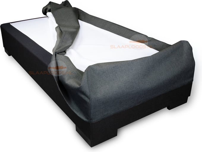 Slaaploods.nl Boxspring Hoes - 80 x 210 cm - Hoogte 30 cm - Antraciet I96