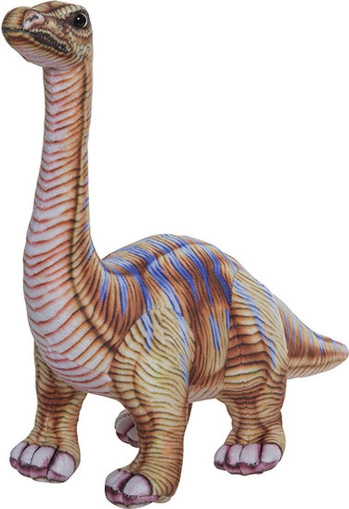 Nature Planet Pluche knuffel dinosaurus Apatosaurus - Dino speelgoed 30 cm