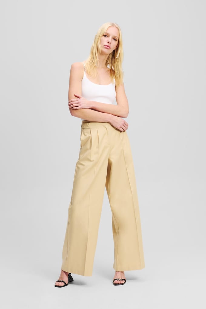 Karl Lagerfeld Everyday Pants Nomad Größe: 44 | Ausgestellte Hosen Outlet | Damen