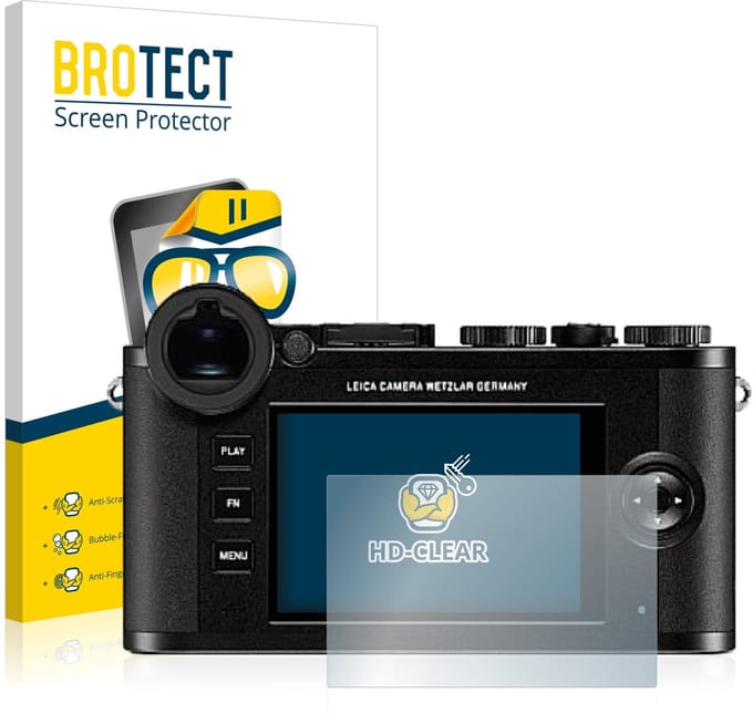 BROTECT - Screenprotector voor Leica CL - Folie Beschermfolie transparant 2 Stuks