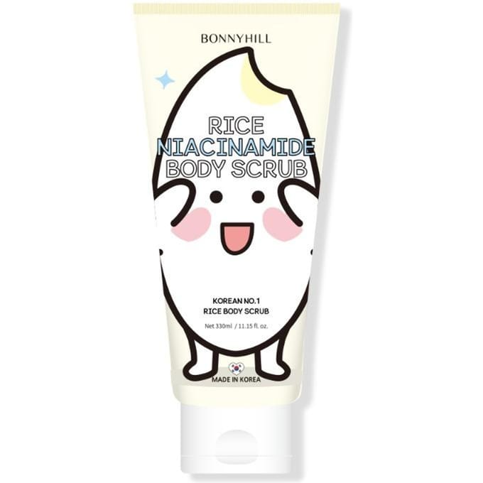 Bonnyhill Rijst Niacinamide body scrub (330 ml) white