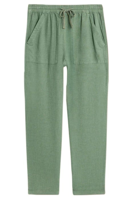 White Stuff Elle Linen Blend Trouser Mid Green Taglia: 22 REGULAR | Pantaloni da completo Outlet | Donna | Bianco