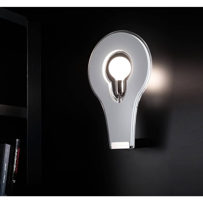 Selène Design-wandlamp Flat 29 wit