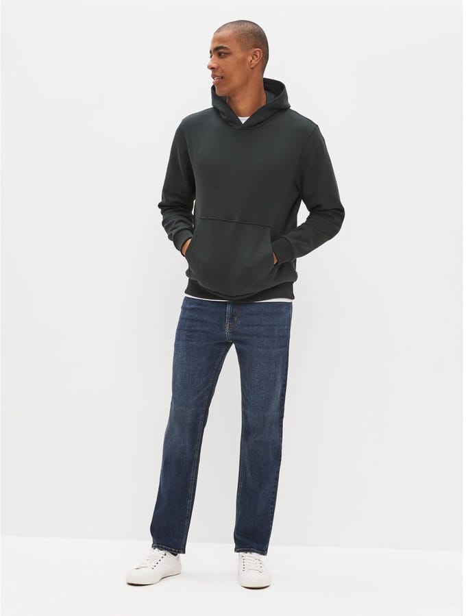 Next - Heren - indigoblauw - Straight fit - Motionflex jeans - Blauw