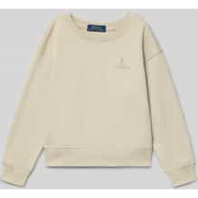 Regular fit sweatshirt van katoenmix