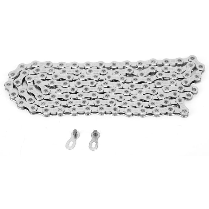 Chaîne de vélo 10 vitesses réutilisable en acier, accessoire de rechange pour vélo de route et de montagne white