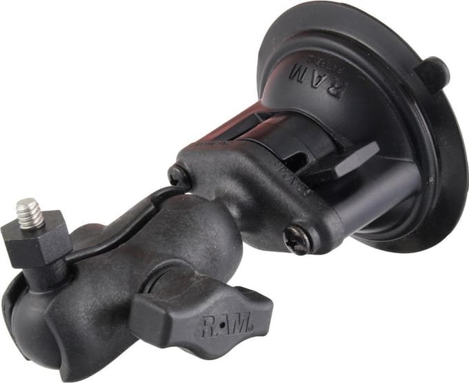 Tough-Ball™ Actie Camera Mount met RAM® Twist-Lock™ Zuigcup