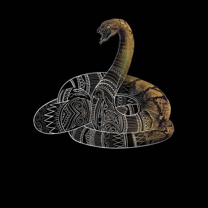 Fantastic Beasts Tribal Nagini t-shirt - Zwart - S