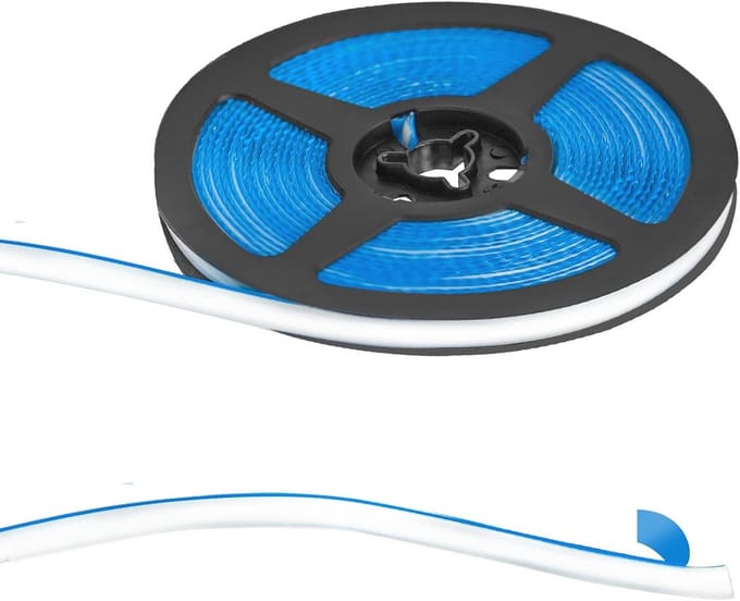 Zelfklevende afdichtingsstrips 6 m x 8 mm voor vochtige ruimtes